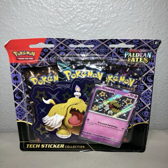 Pokemon DR Mewtwo Tin PE Surprise Box 2 PF Tech Sticker Trick Or Trade 35 Pk + 2 - Picture 11 of 16